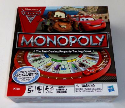 Monopoly Cars 2
Lightning McQueen Racetrack Game
Keywords: Cars2;Disney;TV