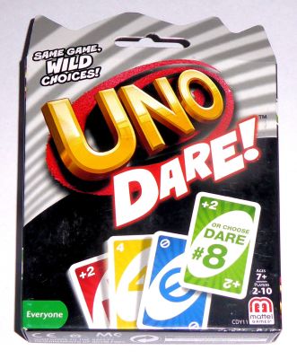 Uno Dare!
Same Game, Wild Choices!
Keywords: Dare;Uno;Cards