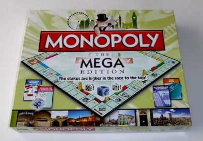 Monopoly The Mega Edition
The stakes are higher in the race to the top!
Keywords: MegaEdition