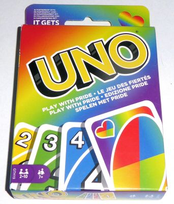 Uno Pride
Play with Pride
Keywords: Pride;Uno;Cards